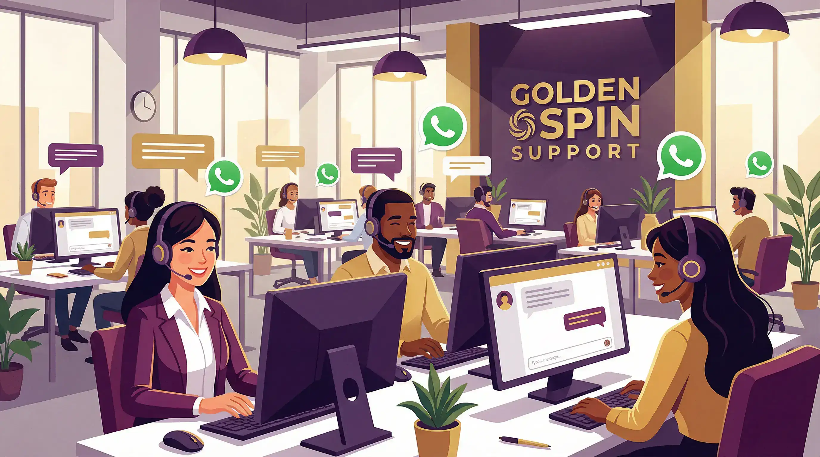 Equipe de suporte ao cliente jogaobet